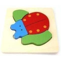 Colorful Ladybird Chunky Puzzle for kids, perfect for developing fine motor skills at home.