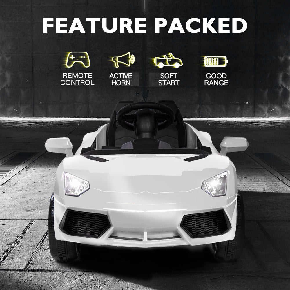 Lamborghini Inspired Ride On Car White