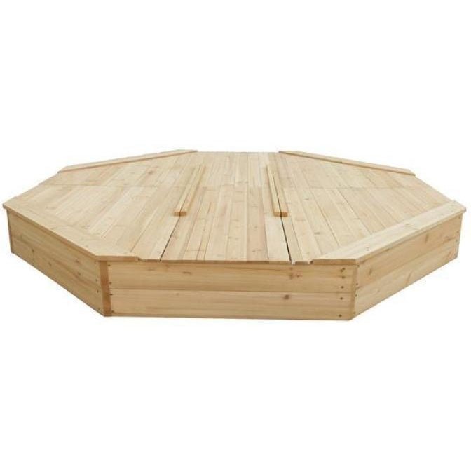 Shop Large Octagonal Sandpit: Wooden Cover for Endless Outdoor Play