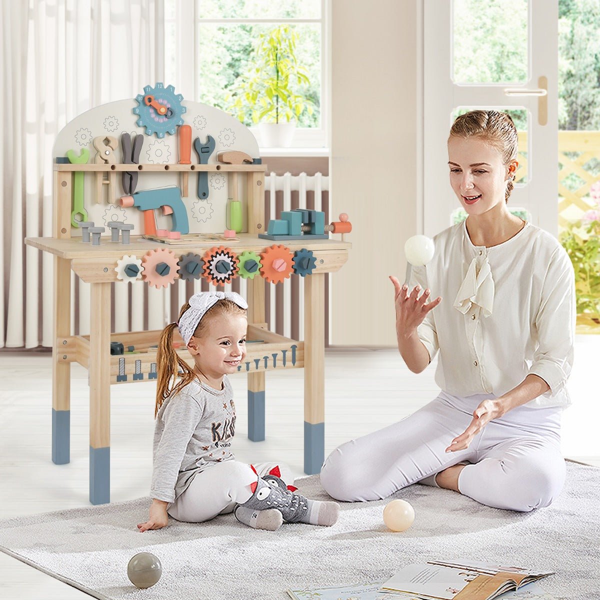 Safe and Exciting Playtime with Tool Bench Playset