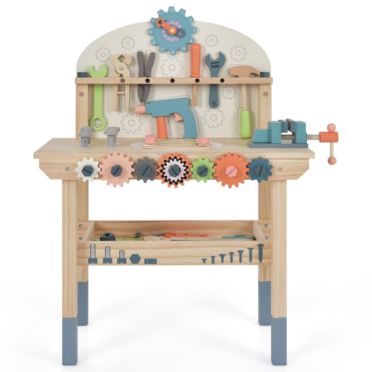 Child-Friendly Large Tool Bench Set for Endless Play
