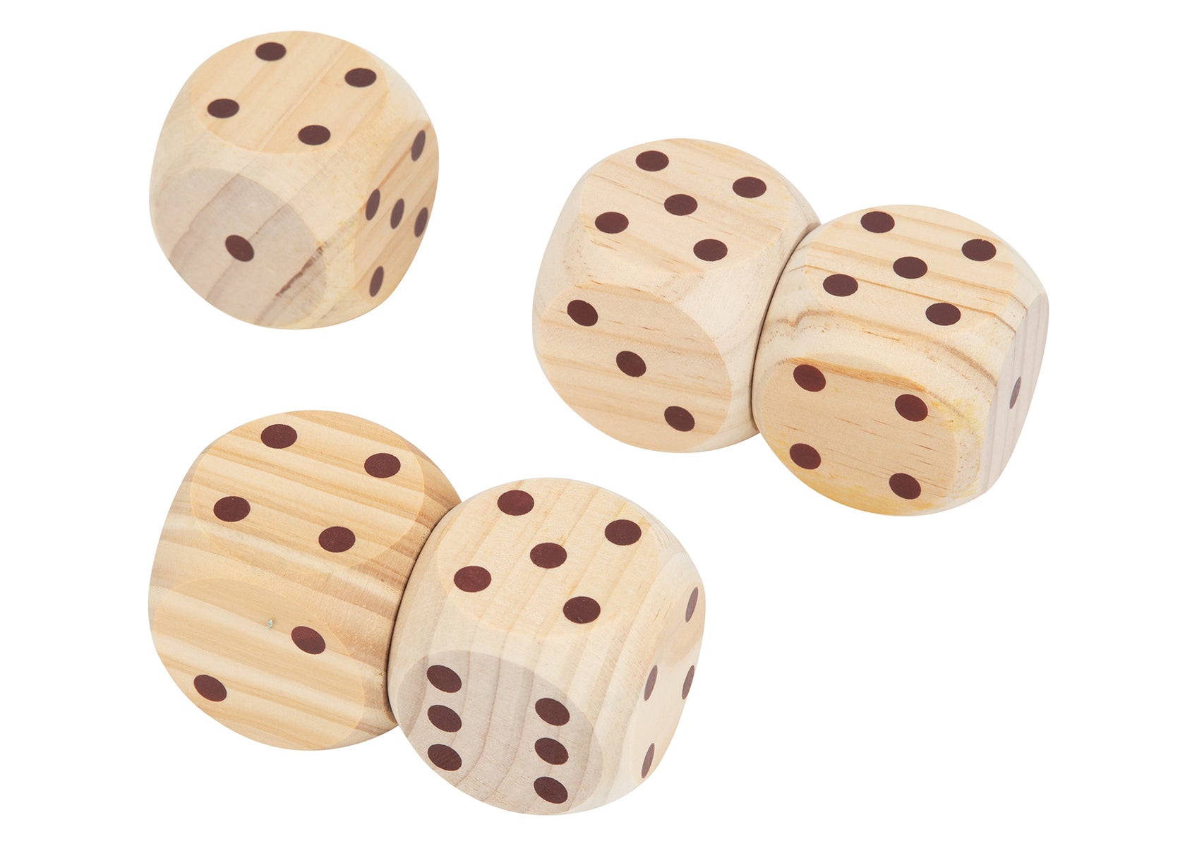 Colorful jumbo dice for exciting outdoor fun - perfect for kids backyard games.