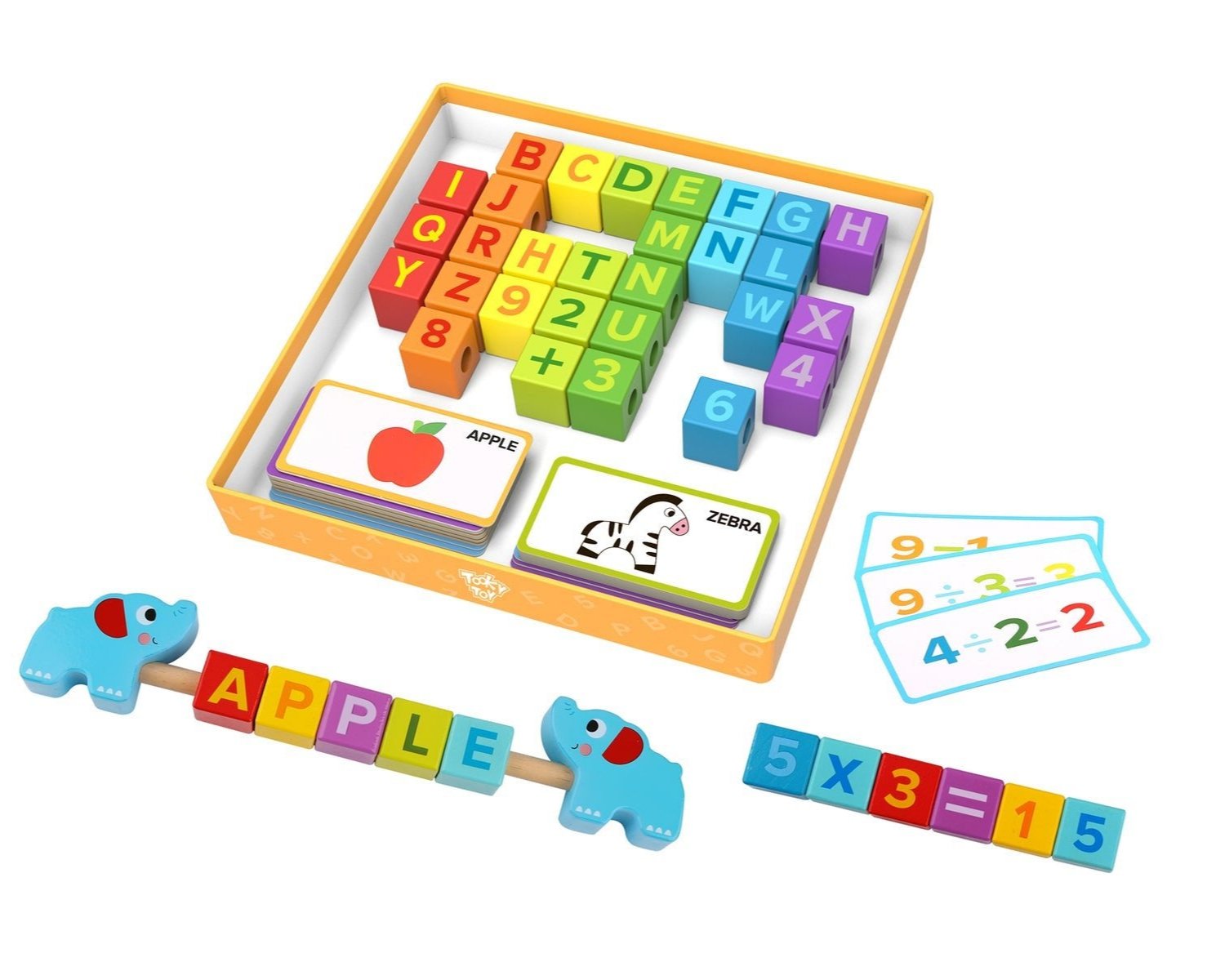 Alphabet Letters and Numbers | Block Learning Toy