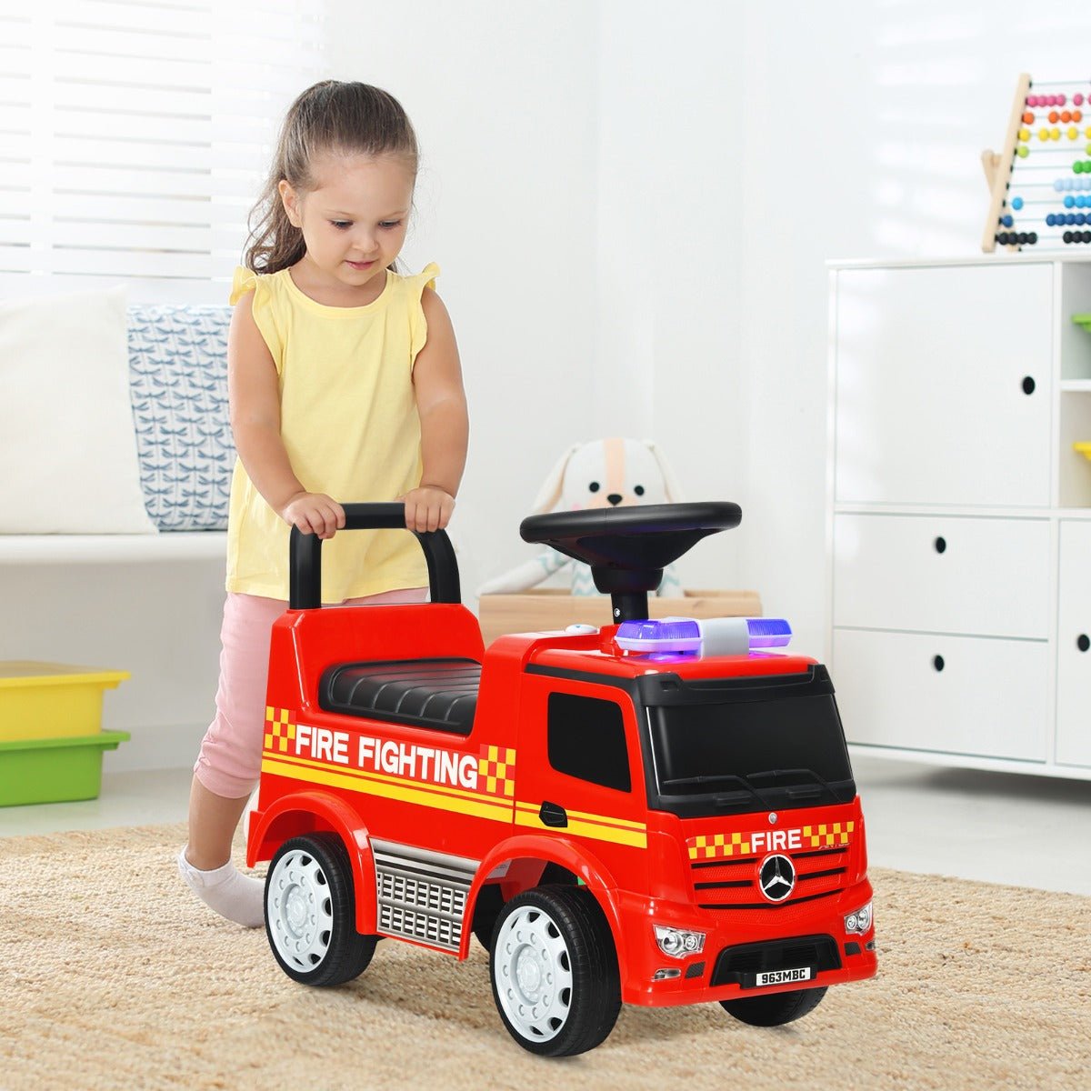 Storage Adventure: Licensed Mercedes Benz Kids Ride On Car for Playful Toddlers