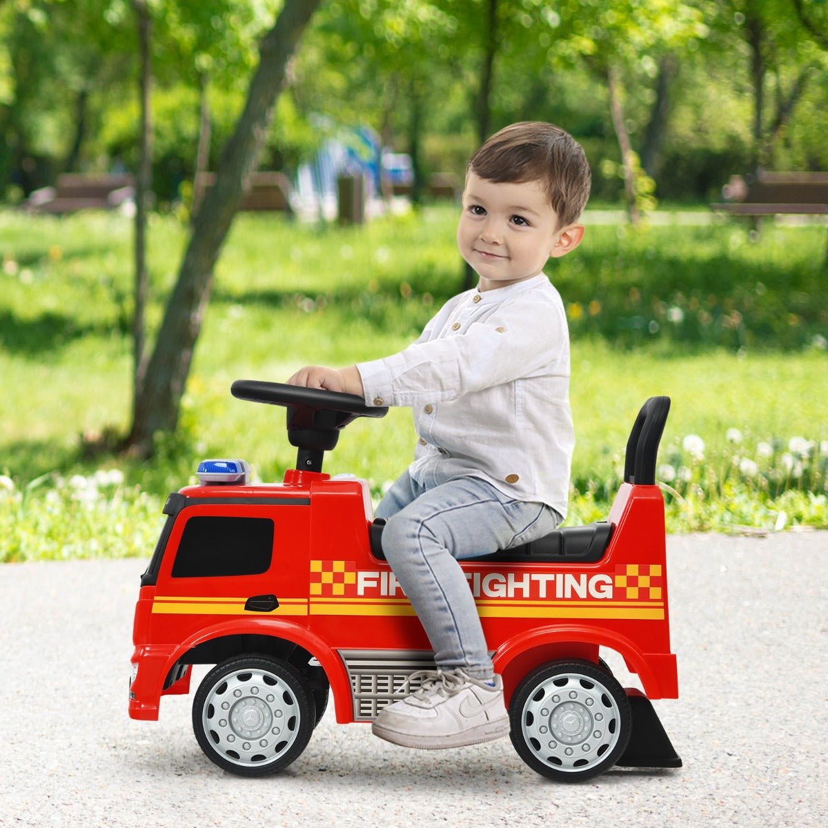 Toddler's Joyride: Licensed Mercedes Benz Kids Ride On Car with Convenient Storage