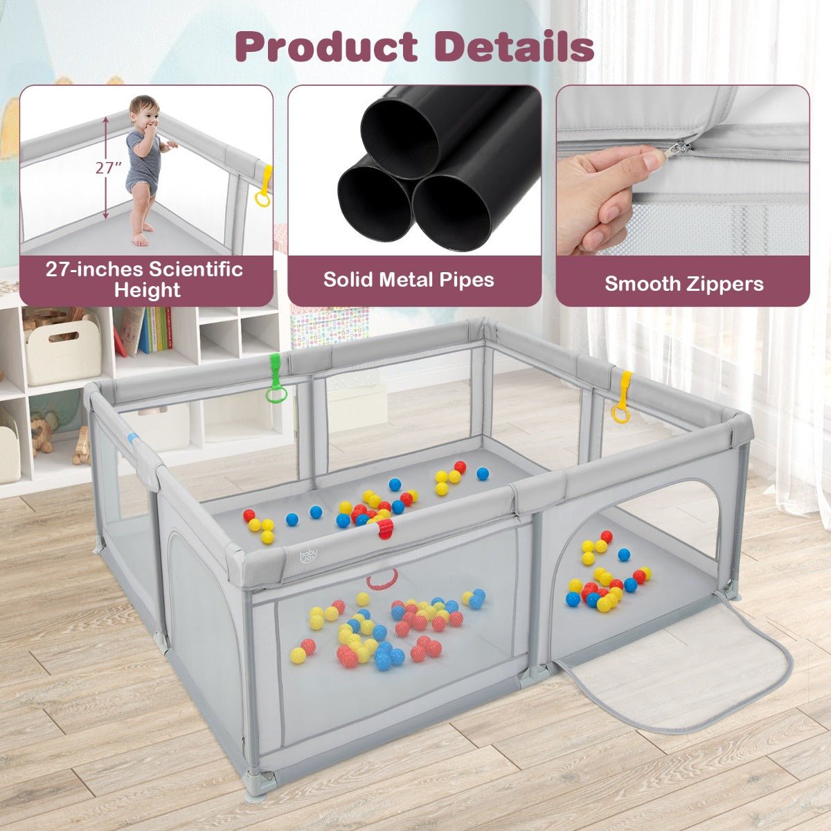 All-in-One Portable Playpen and Activity Set
