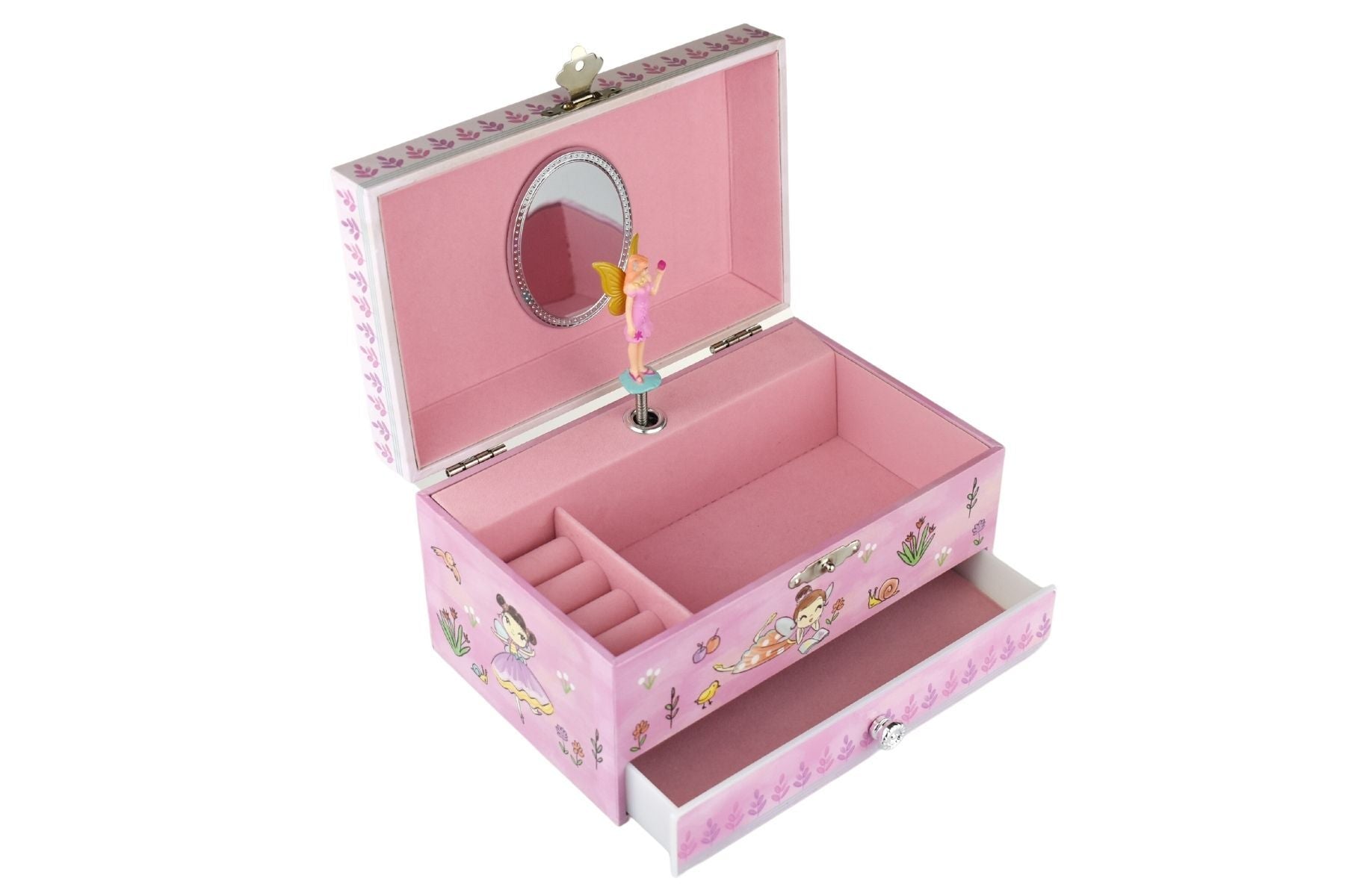 Opened Lilly Fairy Heirloom Music Jewellery Box Kids Mega Mart