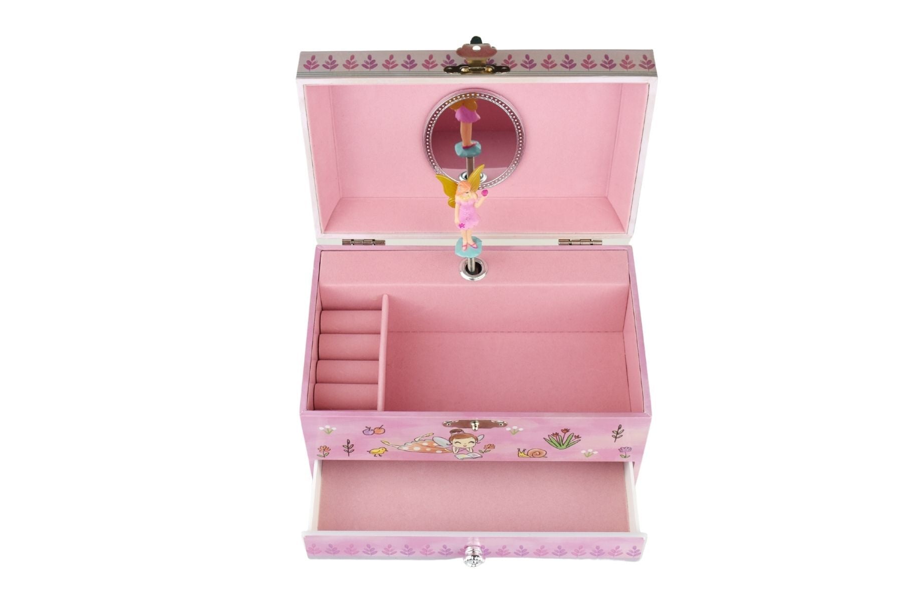 Inside View of Lilly Fairy Heirloom Music Box