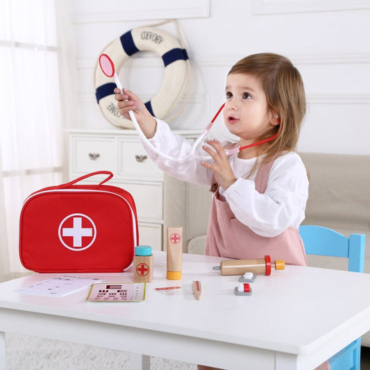 Kids Little Doctor Play Set for imaginative pretend play at home hospital role-playing.