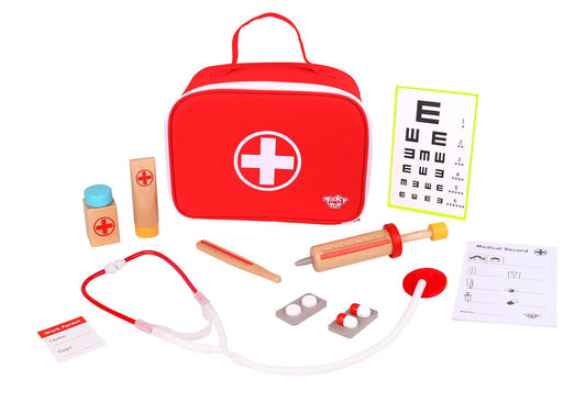 Colorful Little Doctor Play Set for imaginative medical role-playing at home.