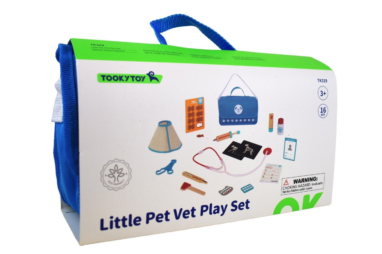 Portable Little Pet Vet Play Set in Carry Bag for imaginative kids at home.