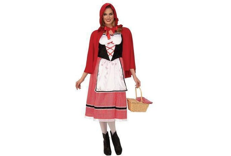 Womens Little Red Riding Hood costume for adults, size small, perfect for Halloween parties.