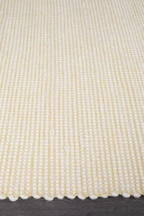 MODERN Loft Stunning Wool Yellow Floor Rug