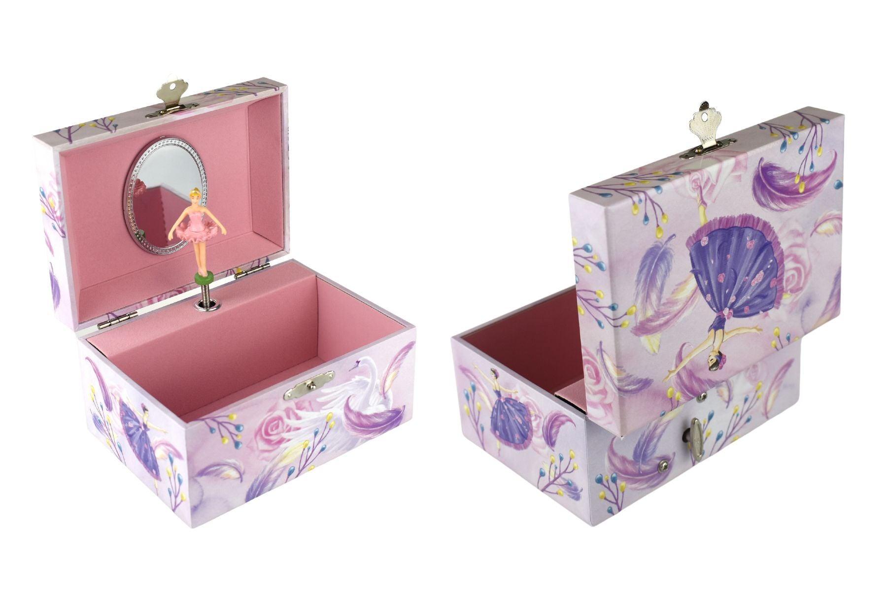 Close-up Detailing of Lucy Ballerina Keepsake Jewellery Box