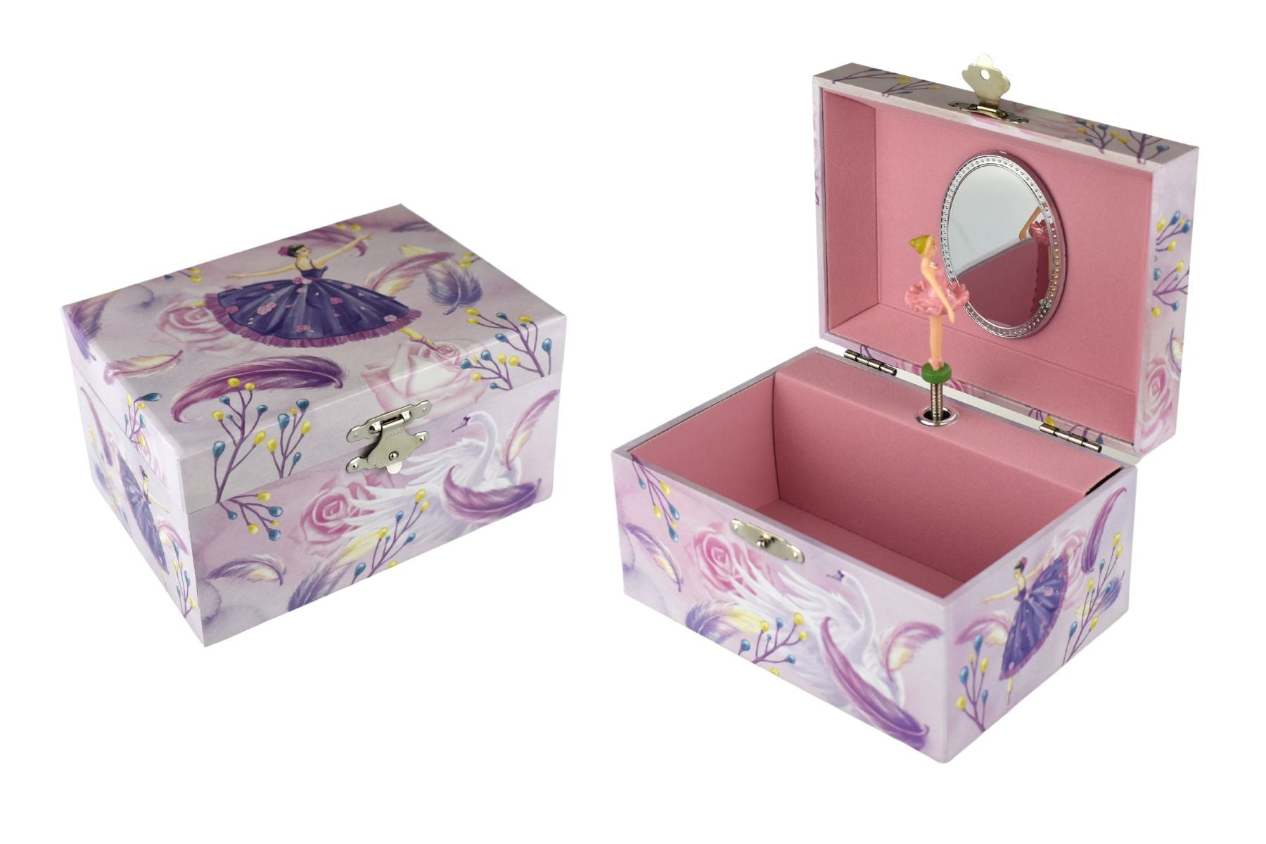 Lucy Ballerina Keepsake Music Box Open View