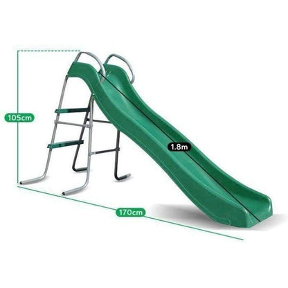 Lifespan Kids Lynx Metal Swing Set with Slide: Outdoor Adventures