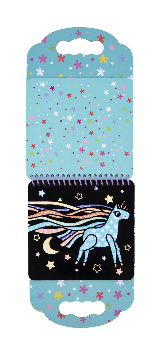 buy unicorn velvet colouring set