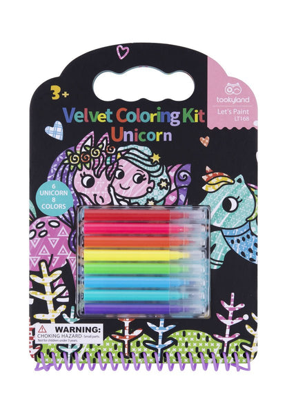 velvet unicorn colouring magic