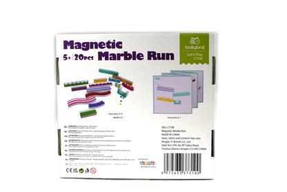 Magnetic Marble Run | Interactive and educational toy for kids, fostering creativity and problem-solving.