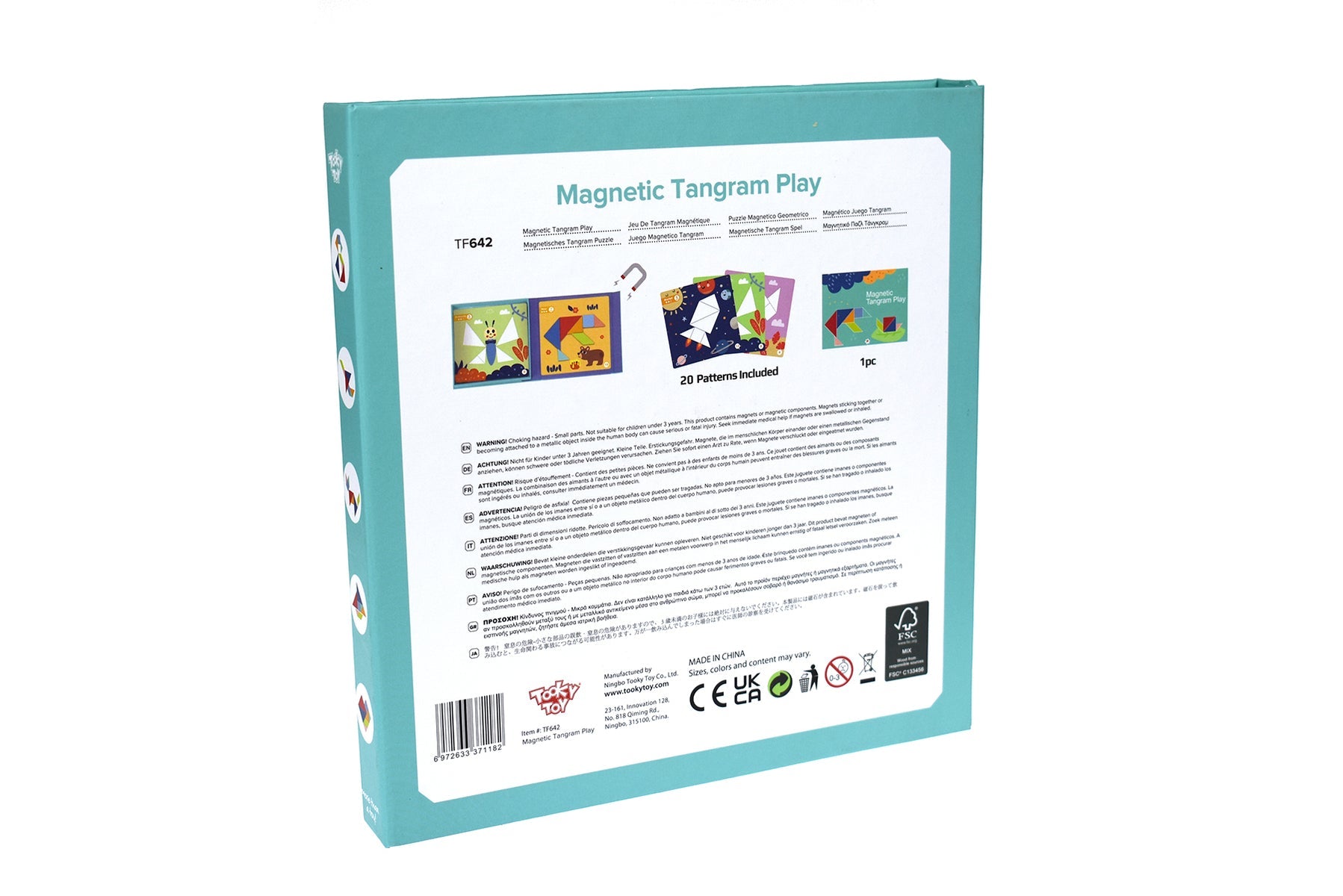 Magnetic Tangram Play Brainteaser Puzzle
