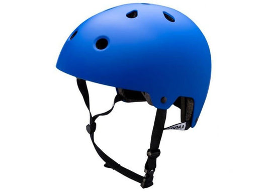 Blue Maha Skate Helmet for Kids, Size S 48cm - 54cm, ensures safe playtime at home.