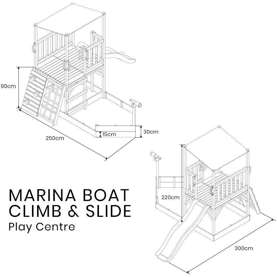 Discover Marina Boat Climb and Slide: Where Imagination Takes the Helm
