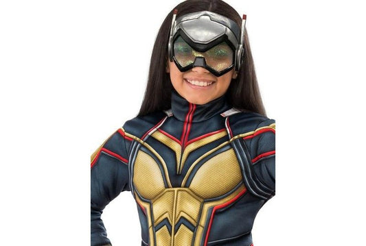 Marvel The Wasp Deluxe Child Costume with Mask for superhero dress-up play at home.