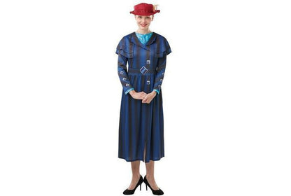 Mary Poppins Returns Disney Adult Costume with Hat, perfect for magical playtime adventures.