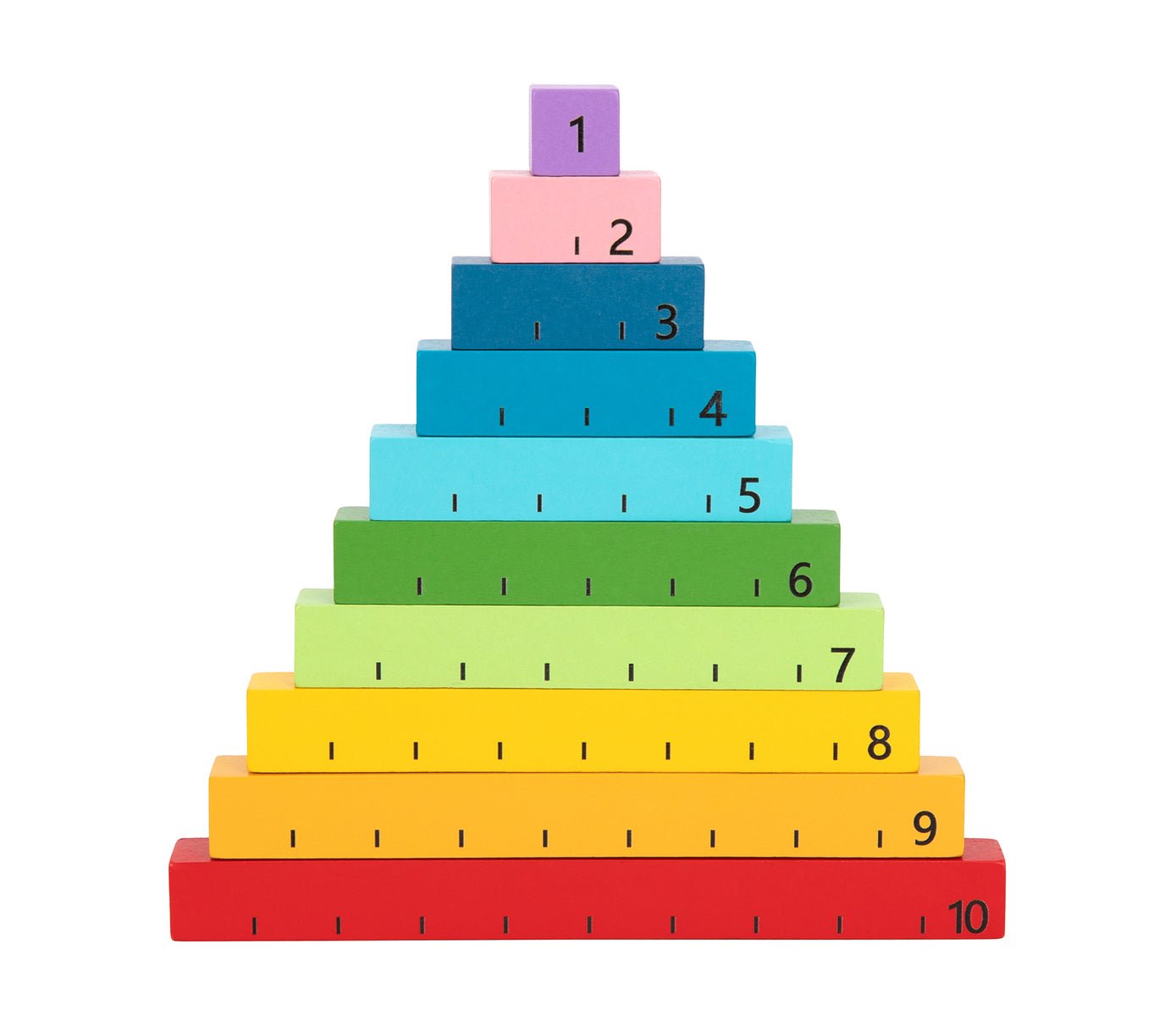 Maths Learning Rods Counting Game Board