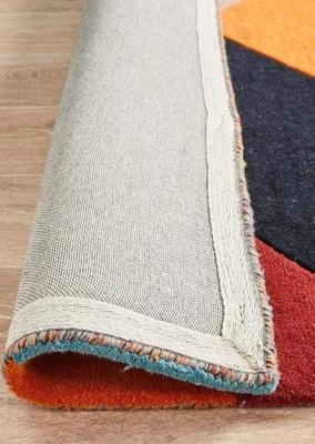 MODERN Matrix Pure Wool 904 Sunset Floor Rug
