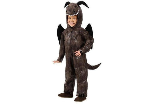 Kids dragon fortress costume with hood, wings | perfect for imaginative play at home.