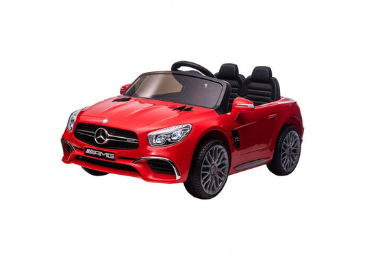 Red Mercedes SL65 AMG Kids 12v Electric Ride-On Car - realistic, interactive play at home.