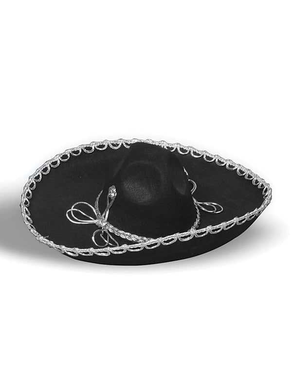 Mexican Sombrero, Black - Adult