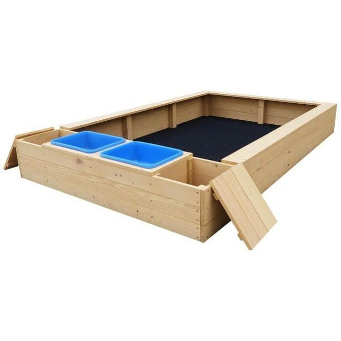 Discover Mighty Rectangular Sandpit: Kids' Outdoor Oasis for Play