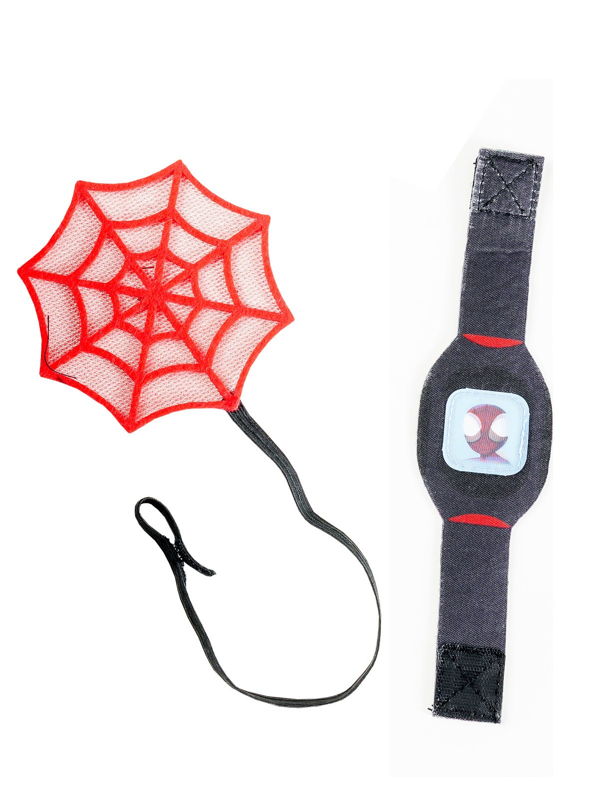 Watch and web sling close up view - Kids Miles Morales Spider Accessory Kit