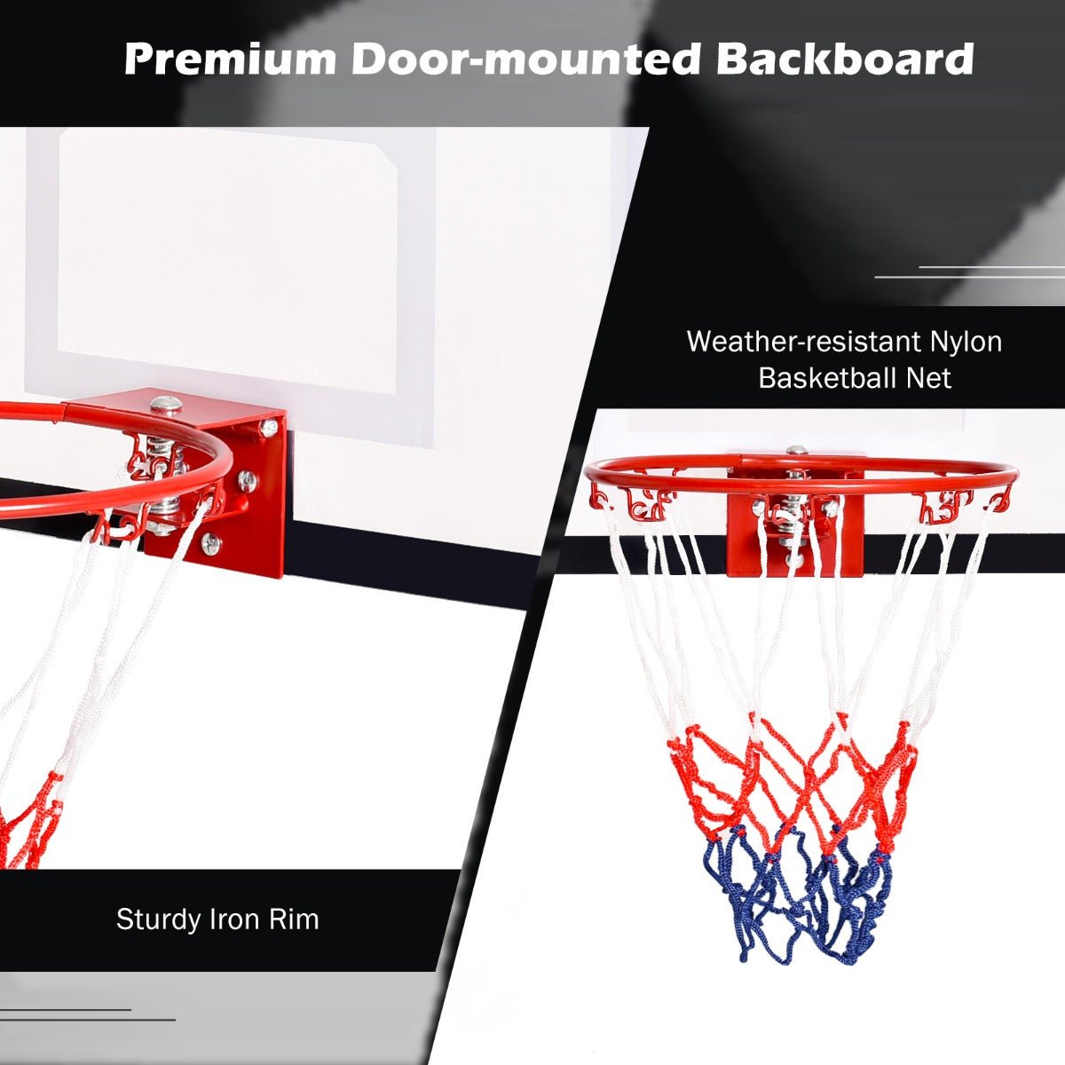 Mini Basketball Hoop Set: Shatterproof Backboard for All Ages