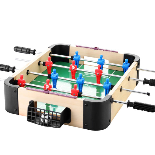 Compact Mini Foosball Table for Kids - Fun tabletop soccer game for home entertainment.