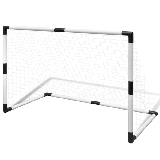 Kids mini soccer goals set - 2 pack, 91.5 cm wide - perfect for indoor playtime.