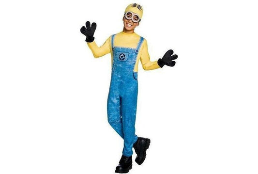 Minion Dave child costume - Official licensed for kids home dress-up fun.