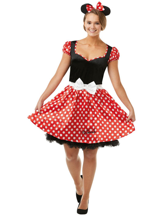 Minnie Mouse costume for adults | Includes dress and headband for playful childrens dress-up.