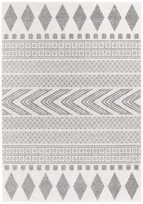 MODERN Mirage Adani  Modern Tribal Design Grey Floor Rug
