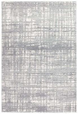 MODERN Mirage Ashley Abstract Modern Silver Grey Floor Rug
