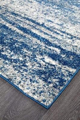 MODERN Mirage Casandra Dunescape Modern Blue Grey Floor Rug