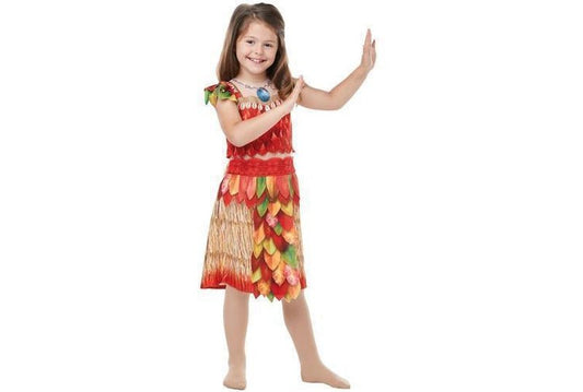 Moana Deluxe Adventure Costume for Girls, a Disney-themed dress for imaginative play at home.