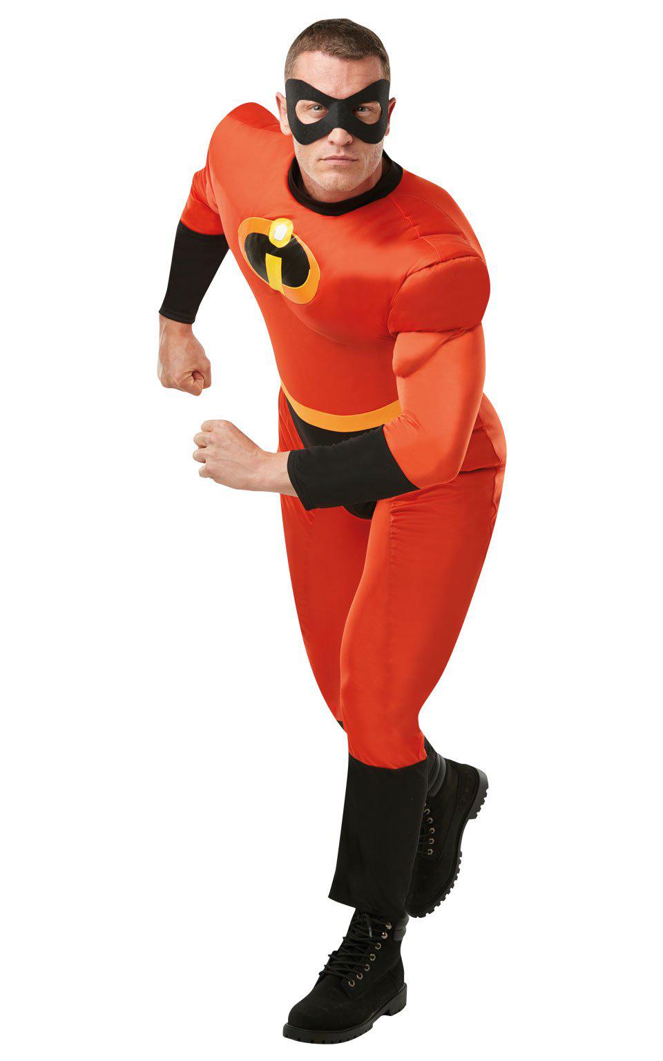 Mr. Incredible 2 Adult Costume, Disney Pixar Official | Perfect for childrens superhero dress-up fun.