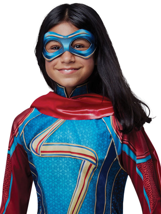 Ms. Marvel Classic Costume for Kids - Authentic Marvel outfit for childrens dress-up play.