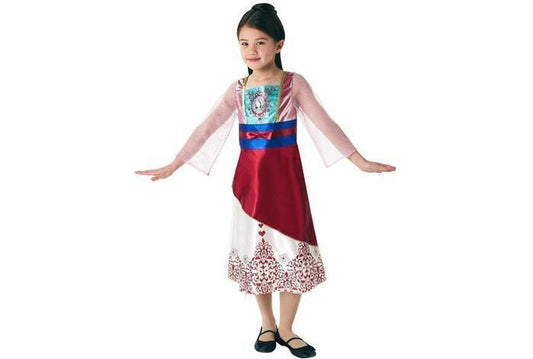 Disney Mulan Gem Princess Costume for Girls with Satin and Glitter | Perfect for dress-up.