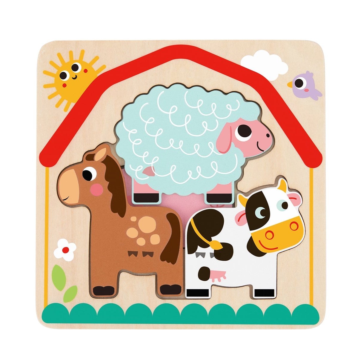 Multi|Layered Farm Animal Puzzle