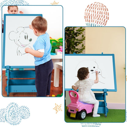 Art Easel with Storage - Navy Blue, Fuel Kids Creative Exploration