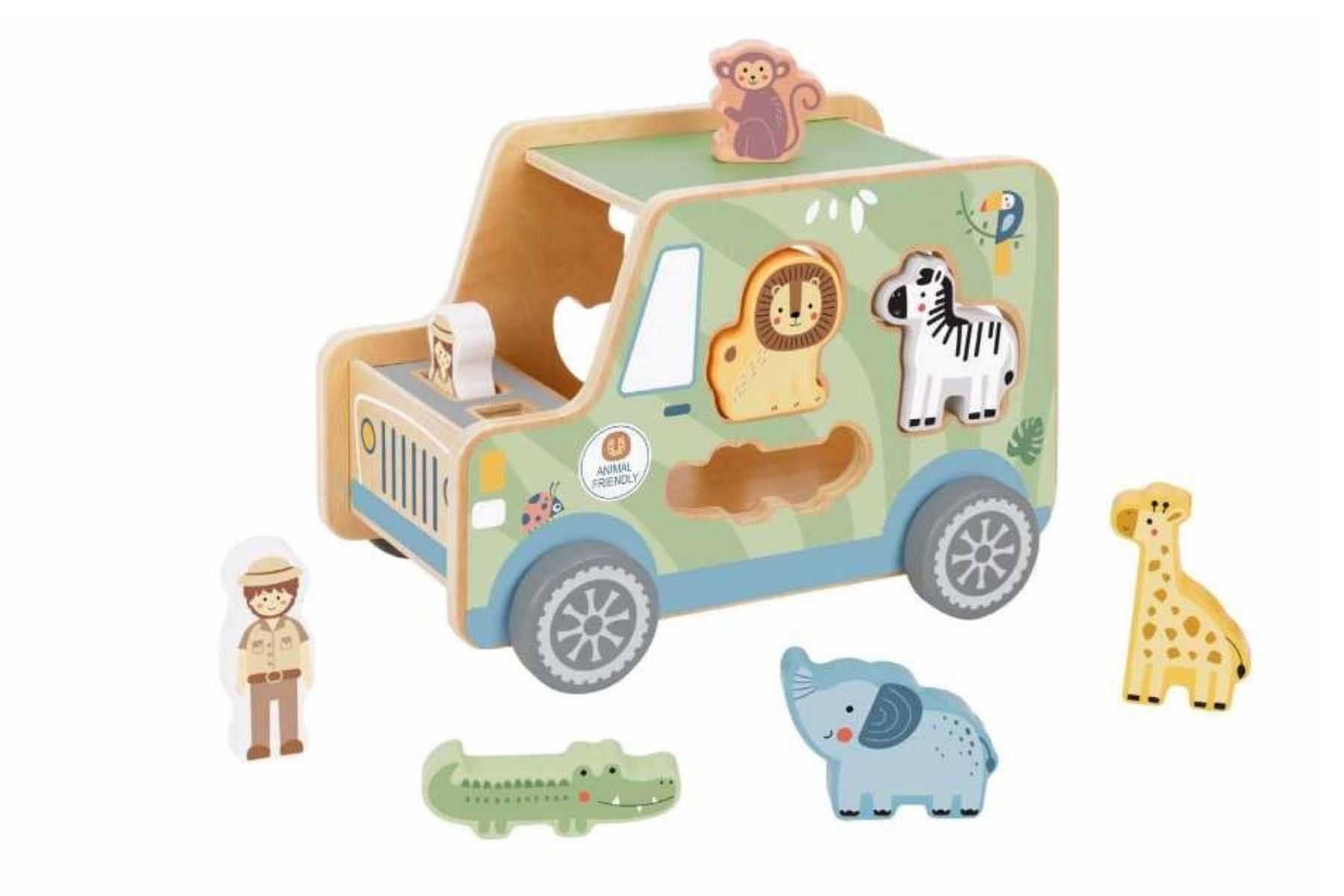 Tooky toy my forest friends animal jeep for Kids